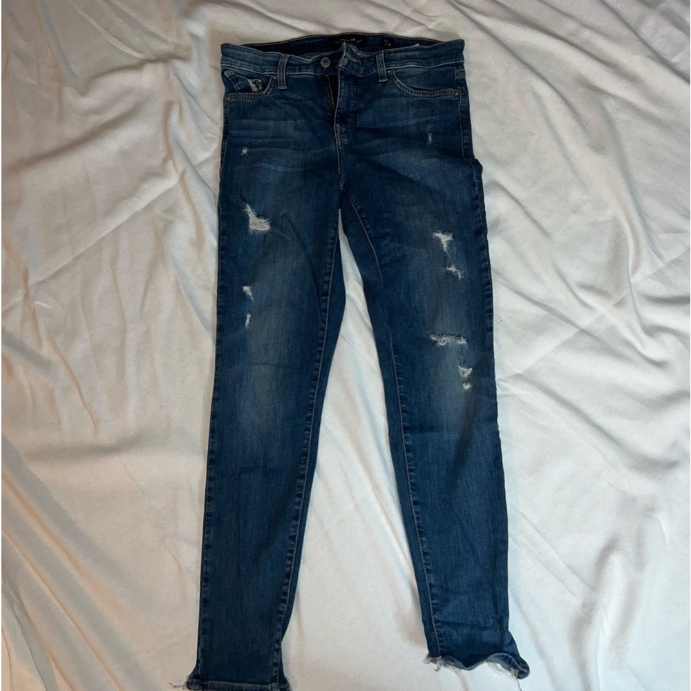 LUCKY BRAND stretch AVA SUPER SKINNY  denim jeans 8/29 medium 8